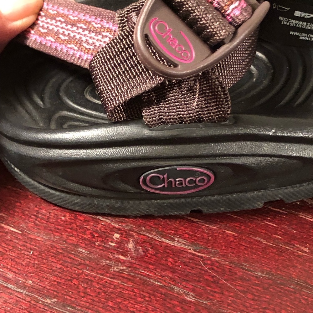 Chaco's Women's Z/Volv Sandals Brown/Pink Size 11 - Picture 6 of 10